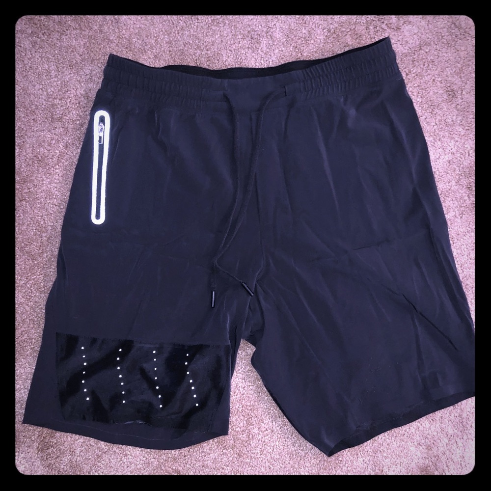 Men’s lululemon linerless shorts—M—black
